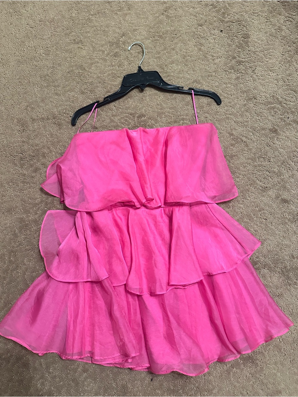 Abercrombie & Fitch Hot Pink Spaghetti Strap Dress